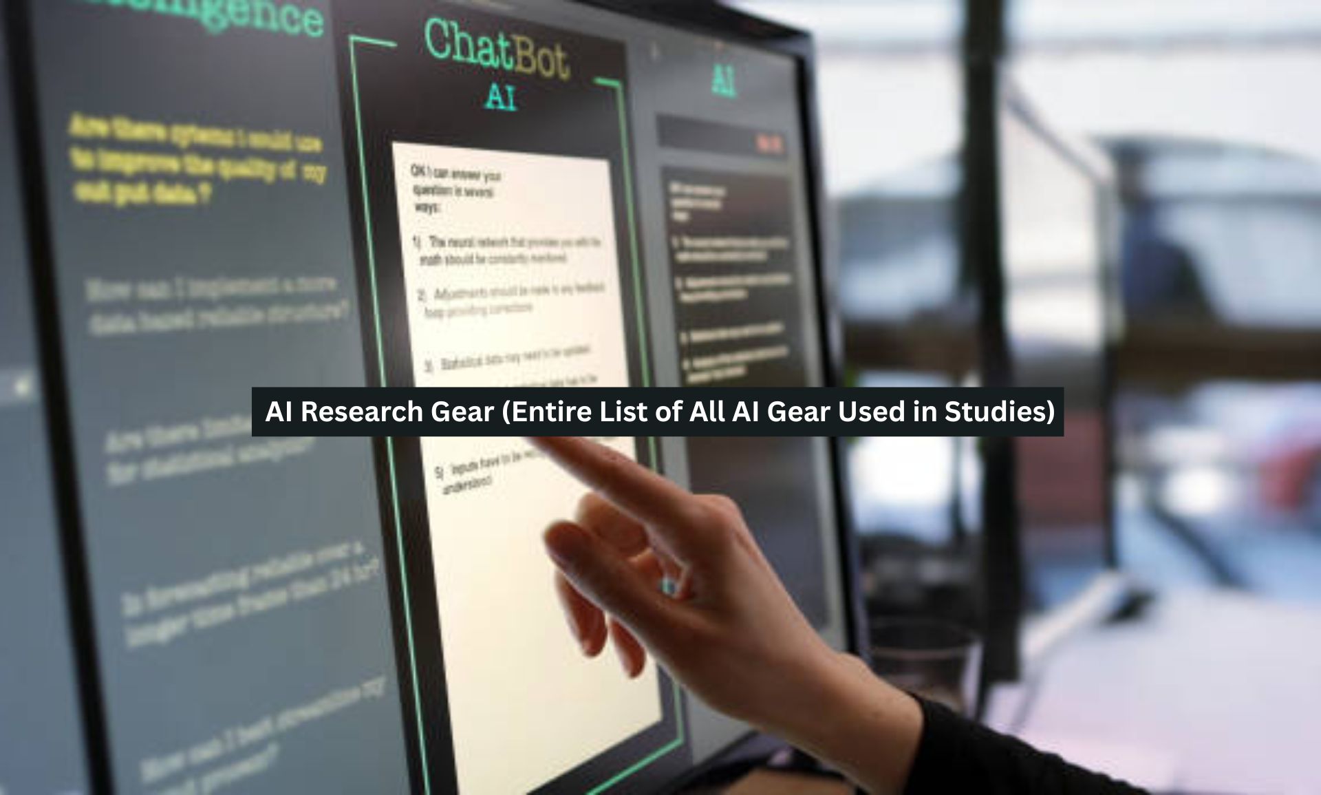 AI Research Gear (Entire List of All AI Gear Used in Studies)